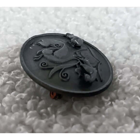 Vintage Torino Pewter Bird Brooch & Earrings Set - Picture 3 of 14